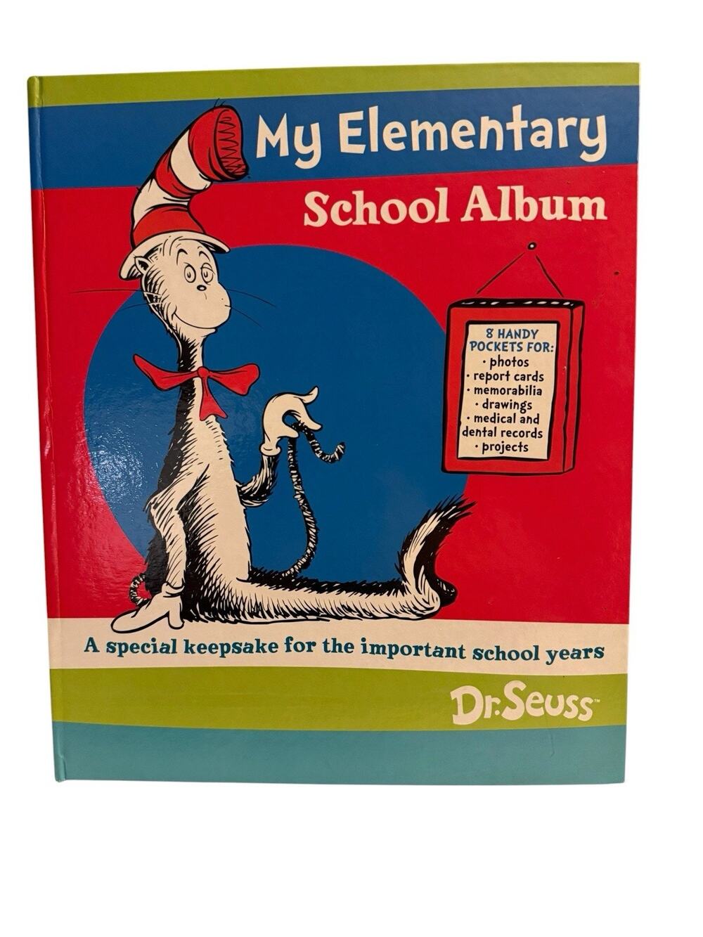 Dr. Seuss My Elementary School Album K-5 Cat in the Hat Keepsake Memories